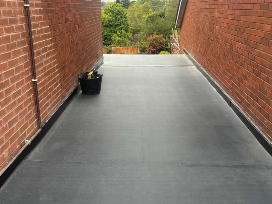 South Staffs Roofing EPDM Rubber Roofing Project in Burntwood, Staffordshire