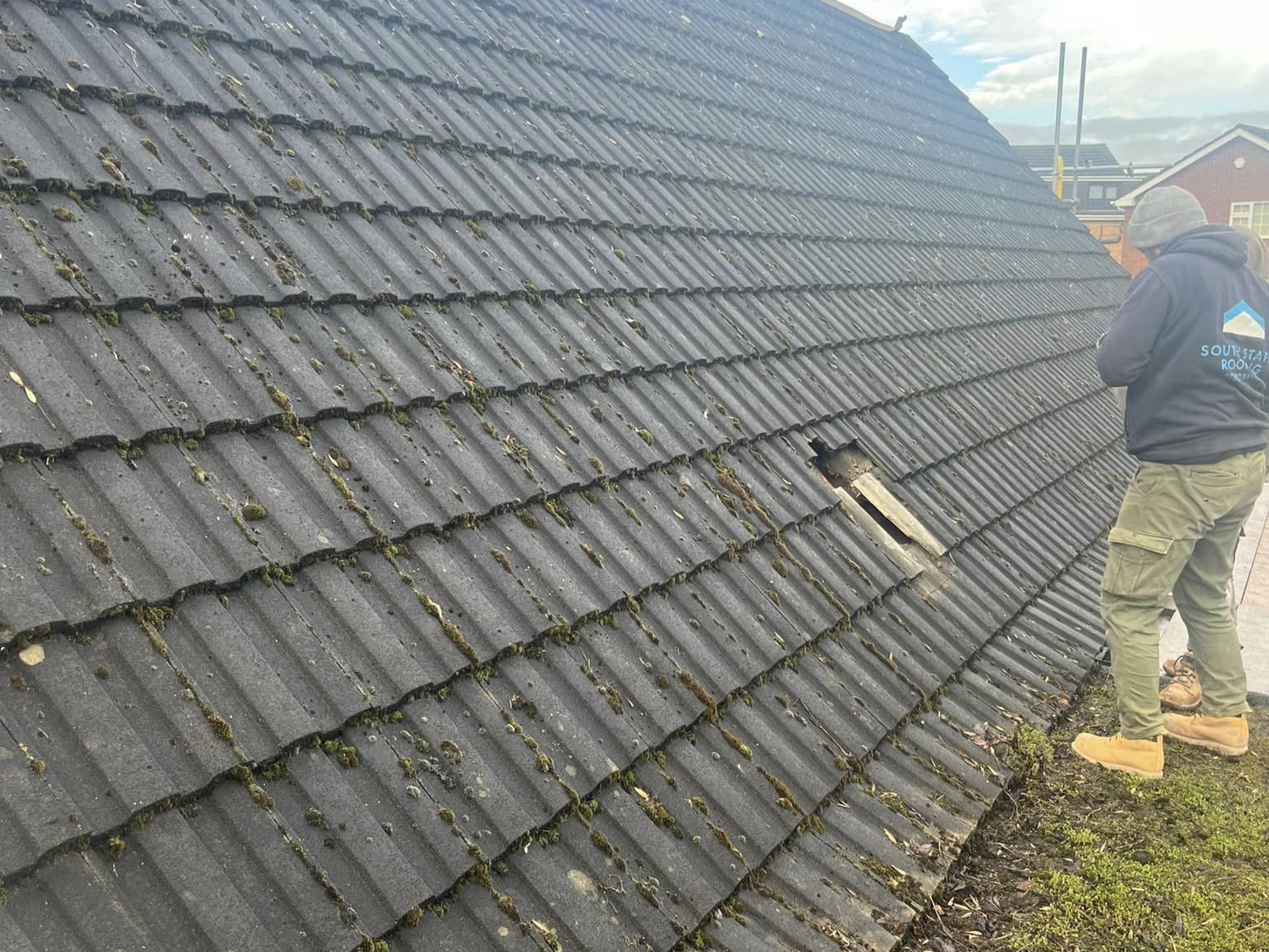 South Staffs Roofing Roof Repair Project in Burntwood, Staffordshire