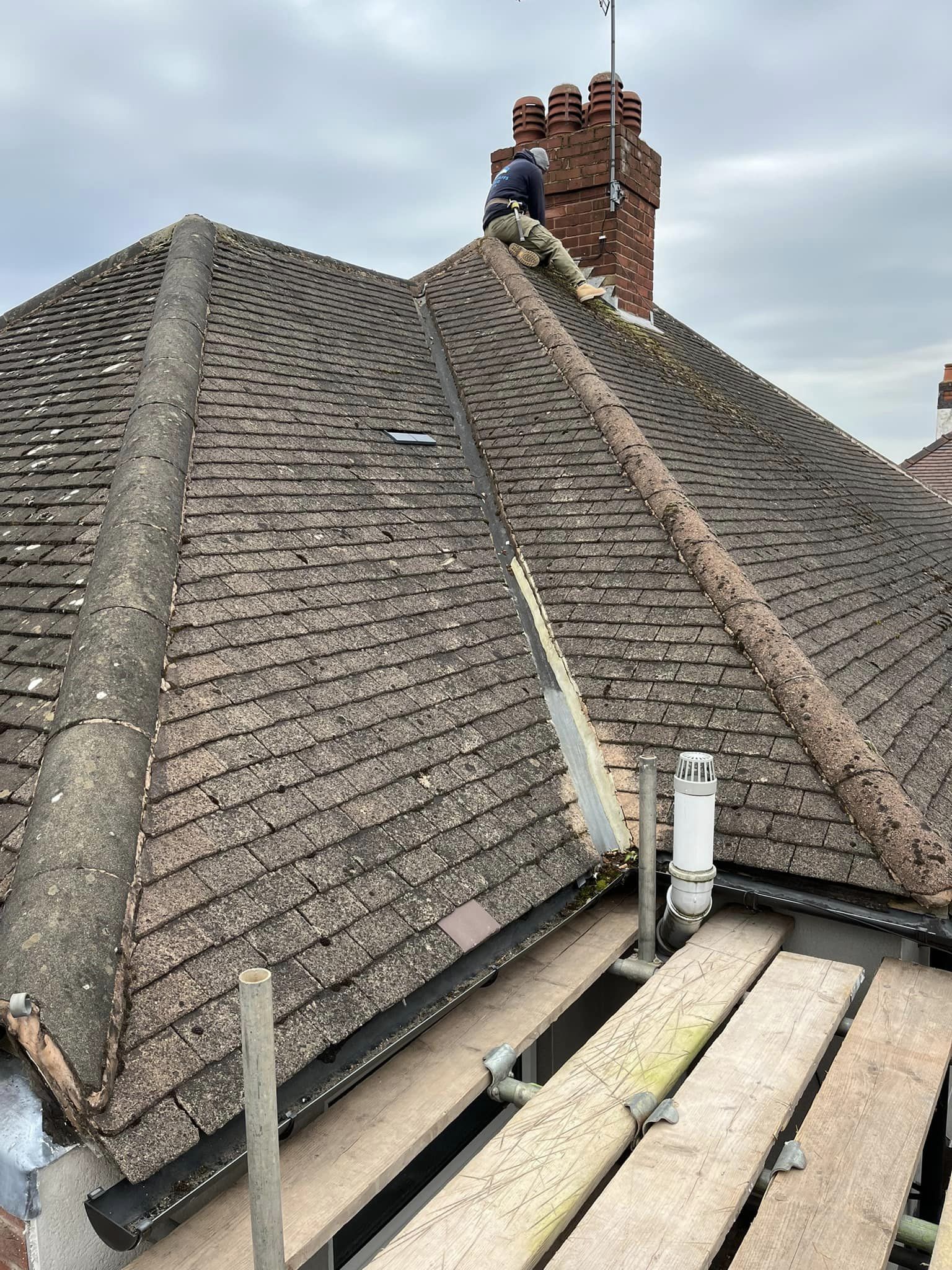 South Staffs Roofing Chimney Repointing Project