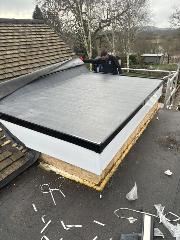 EPDM Rubber Roofing Project